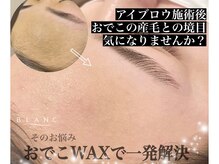 アイラッシュサロン ブラン イオンモールとなみ店(Eyelash Salon Blanc)/眉毛スタイリング/おでこWAX