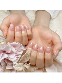 ラメ入りシアーワンカラー
