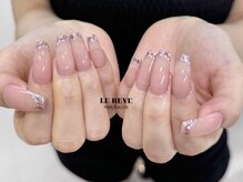 ルレーブ(LE REVE)/ガラスフレンチネイル