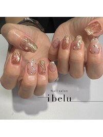 ミラーニュアンスネイル