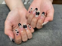 トレンド韓国ネイル｜ワンホン｜シンプルネイル｜パーツつけ放題