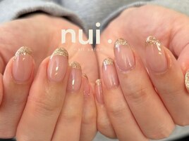 ラメフレンチ