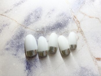 ネイルサロンクレール(CLAIR)/ミラーフレンチ