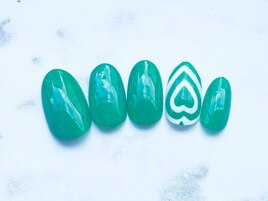 ワンカラー＆手書きアート