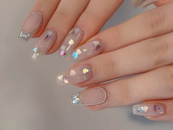 ダークハニー 池袋店(Dark Honey)/夏のハートネイル