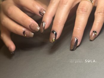 秋冬ブラック×ブラウン