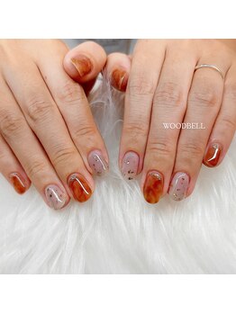 ウッドベル(WOODBELL)/ベッコウネイルデザイン