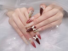 キラキラ贅沢♪ロングネイル