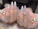 シンプルミラーネイル/持ち込み