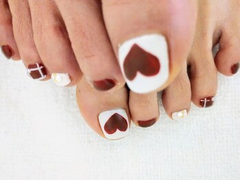 エムネイル(M Nail)/フットネイル・BIGハート