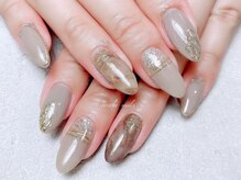 トゥーシェネイルズ(Touche'nails)/ニュアンス綺麗めデザイン