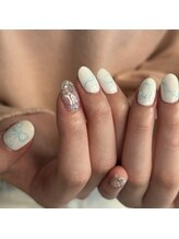 リノ(lino)/手書きリボンネイル