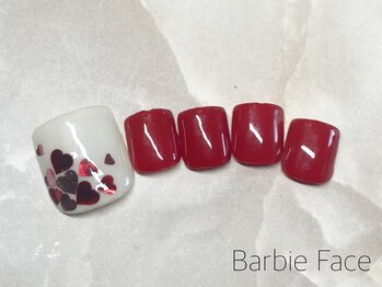 バービーフェイス 恵比寿(Barbie Face)/ハートネイル　フット