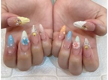 エスフィーネイルサロン ブリーユ(Esfy nailsalon Brille)/カラフル夏ネイル