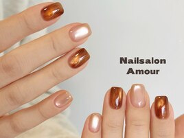 秋ネイルマグネット