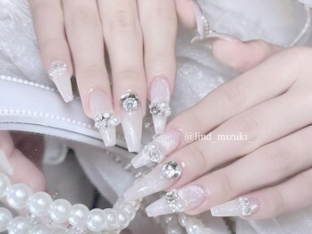 リンドネイル バイ モカ アンド ララ(Lind nail by moca and LaLa)/【mizuki】キレイめネイル