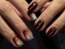 ラクエ(Laque)/ブラウン ブルー グラデーション