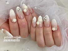 サンネイルズ(sun nails)の雰囲気（ケア、フォルムを重視した施術でキレイを長持ち!!なりたい爪先へ）