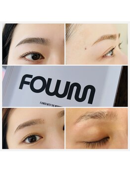 フォウム(FOWM)の写真/プロに任せて眉毛の悩み一気に解決!細部までこだわって作るあなただけのオーダーメイド美眉/メンズもOK◎