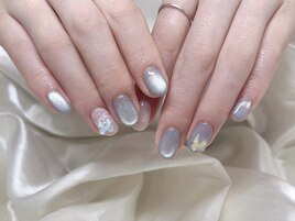 レースネイル/ブルーネイル