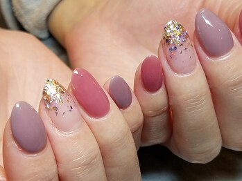ネイルマジック 仙台一番町店(NAIL MAJIC)/くすみカラーの春色ネイルオ-ダ-