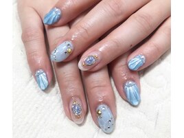 人魚の鱗ラグーンネイル