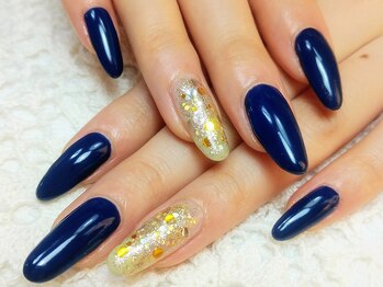 エムネイル(M Nail)/ワンカラー・煌めく夜空