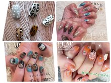 定額ネイル￥４９５０　フット￥６０５０　持ち込みデザインOK☆