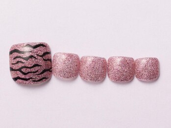 ジェミーネイル エビス(Jemiy nail ebisu)/キラキララメゼブラ9480yen