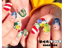 冬ネイル/クリスマスネイル/原宿