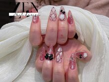 ゼン ネイル デザイン 池袋(ZEN NAIL DESIGN)/長さだしやり放題×つけ放題