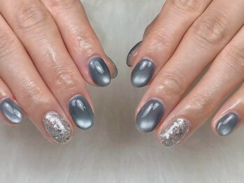 マグネットネイル 2本カラー変更