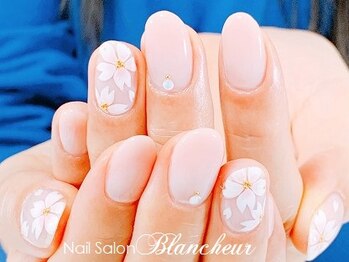 ネイルサロン ブランシュール(Nail Salon Blancheur)/【カラグラ&桜アート】