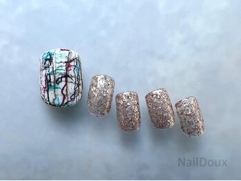 ネイル ドゥ 岡山駅前店(Nail Doux)/大人ポップネイル