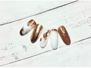 ダリア 西大寺本店(DAHLIA)/カフェラテネイル