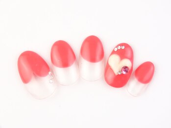 ネイルサロン アテナ(Athena)/持ち込みアート/ハートネイル