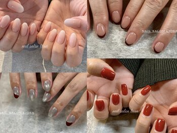 リオサ(liosa)の写真/ネイルが初めての方、爪にお悩みがある方も是非ご相談ください◎トレンドデザインから定番まで幅広く対応♪