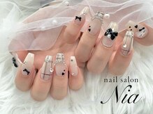 ニア ネイルサロン 大阪駅前第2ビル(Nia)/チェックネイル