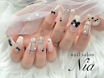 ニア ネイルサロン 大阪駅前第2ビル(Nia)/チェックネイル