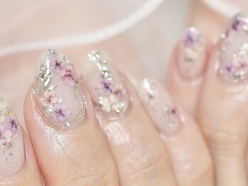 オトナネイル(otona nail)の写真/【一生に一度の大切なブライダルシーンに】ドレスはもちろん和装アートも＊爪をより美しく魅せる美爪ケア付