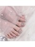 【フットネイル】フットバスでリラックス☆親指埋めつくし