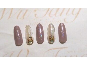 ウータン(Wu-Tang)/キラキラ透け感ネイル ¥9300