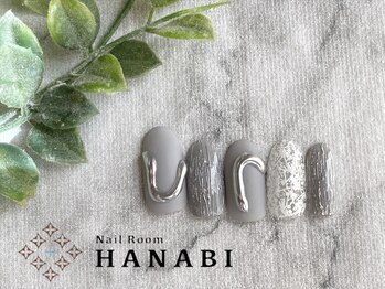 ネイルルーム ハナビ(NailRoomHANABI)/メタルジュエリーネイル