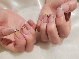 【パラジェル】押し花ネイル
