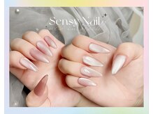 センシー ネイル スタジオ(Sensy Nail Studio)/マグネットネイルのチップ長出し