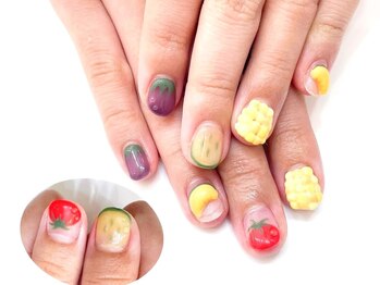 ネイルコレクション ピンク(Nail Collection Pink)/こってりジェル★野菜ネイル
