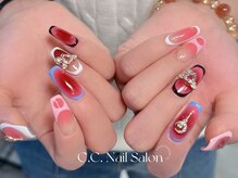 シーシーネイルサロン 池袋(C.C.Nail salon)/漫画ネイル/ワンホンネイル