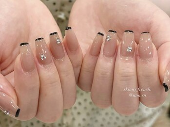 ミリー アイネ アイラッシュ アンド ネイル 池袋(Millie ainee Eyelash＆Nail)/スキニーフレンチ