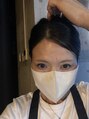 マヒルノツキ 「百会」を押してリラックスしてます笑