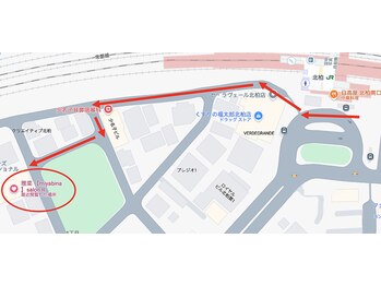 雅菜(miyabina)/雅菜までの道順です